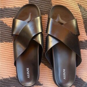 Alfani Whittier Leather Sandal Shoes, Size 13, NIB